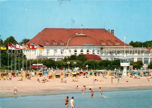 AK / Ansichtskarte Travemuende_Ostseebad Strand Casino Travemuende_Ostseebad