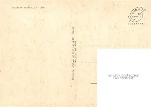AK / Ansichtskarte Ratzeburg Dom Ratzeburg