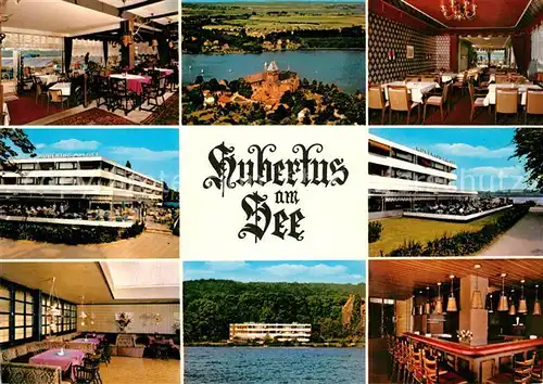 AK / Ansichtskarte Ratzeburg Restaurant Cafe Hubertus am See  Ratzeburg