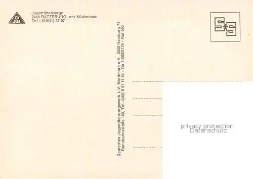AK / Ansichtskarte Ratzeburg Jugendherberge Ratzeburg