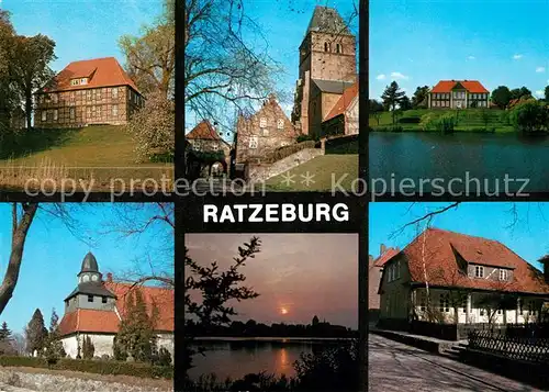 AK / Ansichtskarte Ratzeburg Paul Weber Haus Dom Steintor Bischofsherberge Herrenhaus  Ratzeburg
