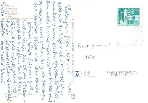 AK / Ansichtskarte Kloster_Hiddensee Fischerhaus Leuchtturm Anlegestelle Hafen HO Gaststaette Dornbusch Kloster_Hiddensee