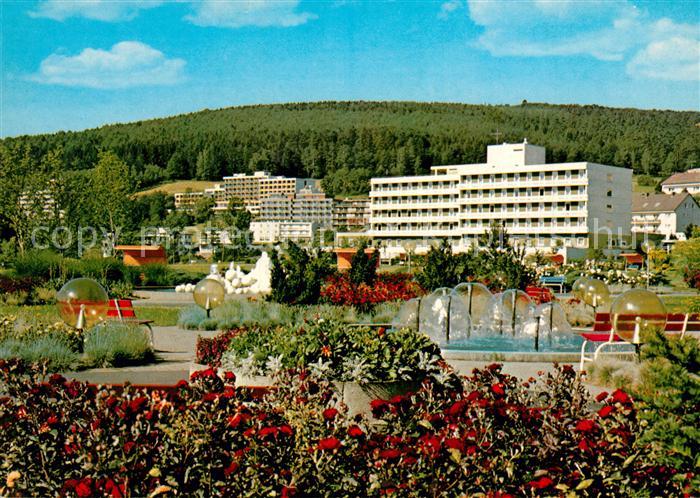AK / Ansichtskarte Bad_Soden Salmuenster Kurpark Wasserspiele Kurhaus ...
