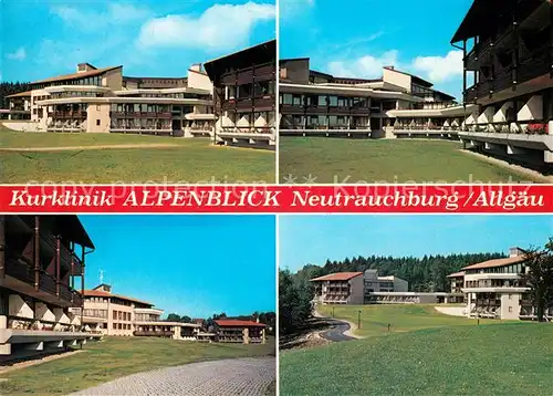 AK / Ansichtskarte Neutrauchburg Kurklinik Alpenblick Park Neutrauchburg