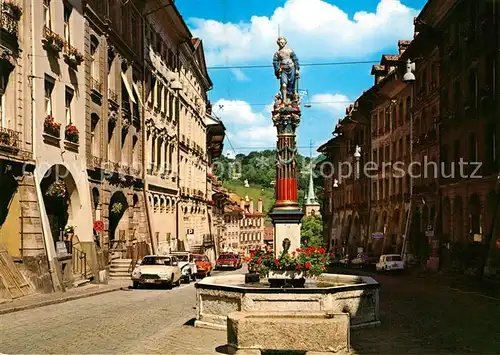 AK / Ansichtskarte Bern_BE Gerechtigkeitsbrunnen Bern_BE