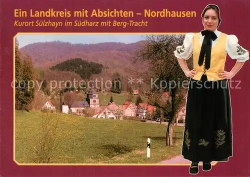 AK / Ansichtskarte Suelzhayn Berg Tracht Panorama Suelzhayn