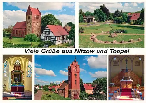 AK / Ansichtskarte Havelberg Nitzow Toppel Kirche Altarraum Havelberg