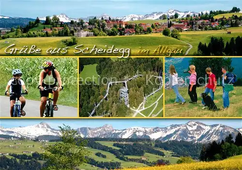 AK / Ansichtskarte Scheidegg_Allgaeu  Scheidegg Allgaeu