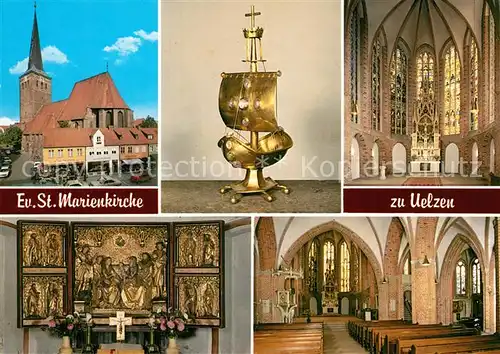 AK / Ansichtskarte Scheidegg_Allgaeu St. Marienkirche Scheidegg Allgaeu