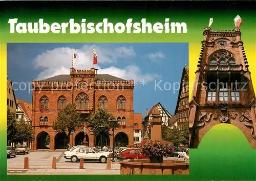 AK / Ansichtskarte Tauberbischofsheim Marktplatz Tauberbischofsheim