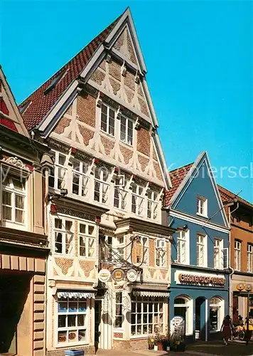 AK / Ansichtskarte Stade_Niederelbe Hoekerhus Fachwerk Kaufmannshaus  Stade Niederelbe