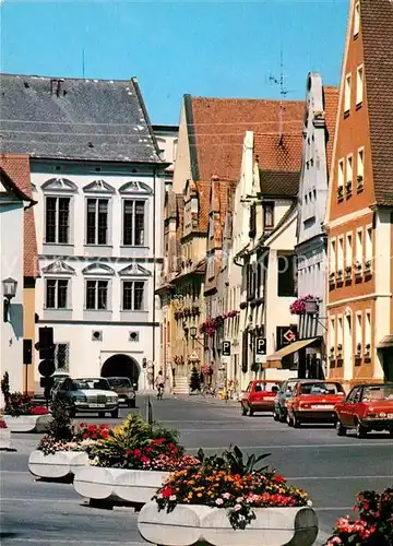 AK / Ansichtskarte Oettingen Schlossstrasse mit Schloss Oettingen