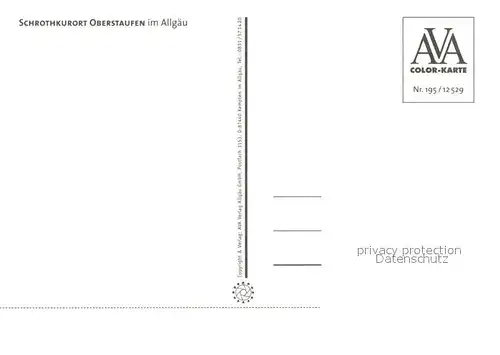 AK / Ansichtskarte Oberstaufen Fliegeraufnahme Wasserfall Seilbahn Brunnen Schrotkurort Oberstaufen