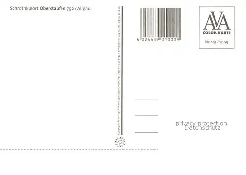 AK / Ansichtskarte Oberstaufen Schrothkurort Oberstaufen