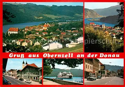 AK / Ansichtskarte Obernzell Fliegeraufnahme Donaupartie  Obernzell