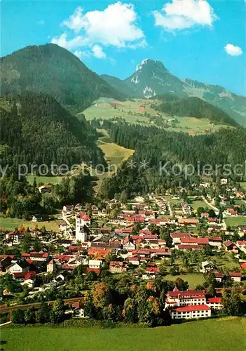 AK / Ansichtskarte Oberaudorf Fliegeraufnahme mit Bruennstein Oberaudorf