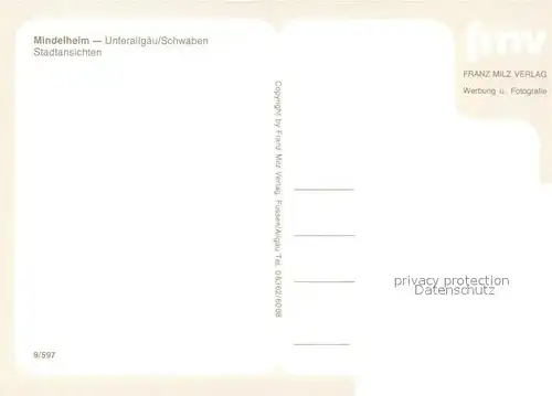 AK / Ansichtskarte Mindelheim  Mindelheim