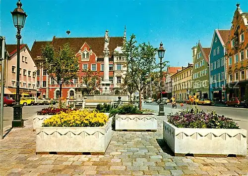 AK / Ansichtskarte Mindelheim Brunnen Mindelheim