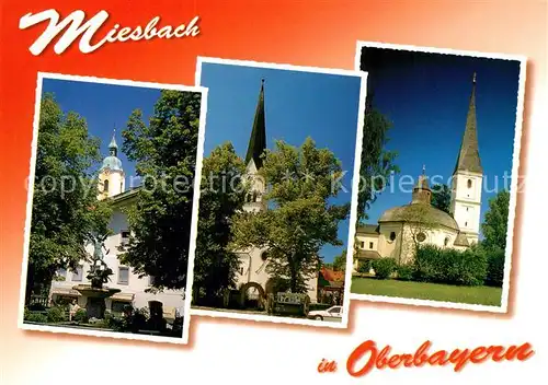 AK / Ansichtskarte Miesbach Kirchen  Miesbach