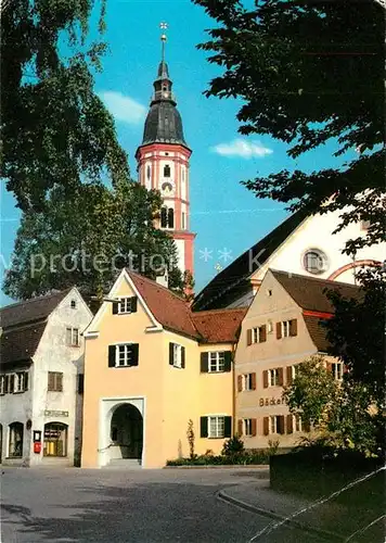 AK / Ansichtskarte Mering_Augsburg Pfarrkirche 