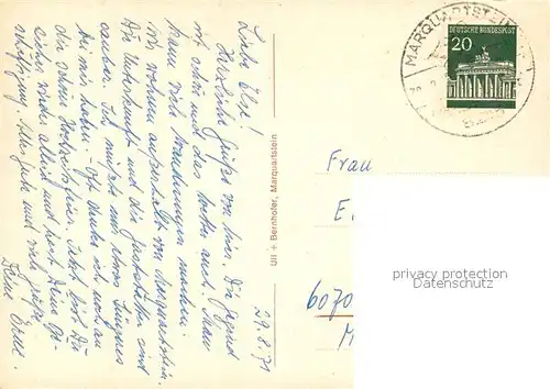 AK / Ansichtskarte Marquartstein Schnappenkapelle Maibaum Dorfstrasse Kneipp Sanatorium Marquartstein