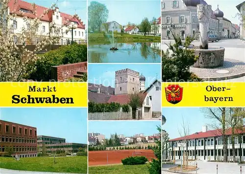 AK / Ansichtskarte Markt_Schwaben_Ebersberg Wohngebiet im Muenchener Osten Markt_Schwaben_Ebersberg