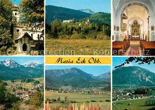 AK / Ansichtskarte Maria_Eck mit Hochfelln Siegsdorf Bergen Ruhpolding Maria_Eck