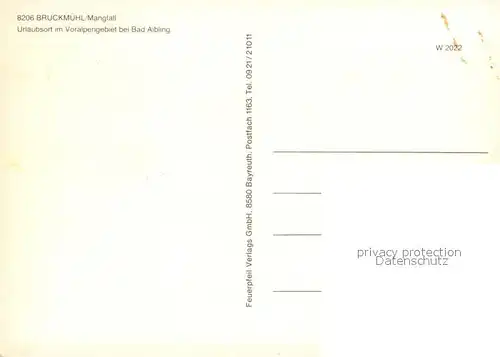 AK / Ansichtskarte Bruckmuehl_Rosenheim Weihenlinden Freibad Maibaum Bruckmuehl Rosenheim