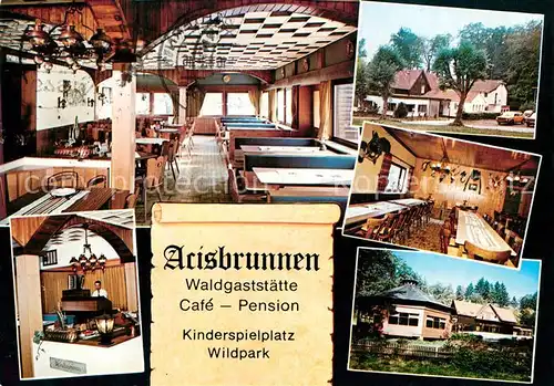 AK / Ansichtskarte Schluechtern Waldgaststaette Pension Acisbrunnen Schluechtern