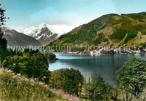 AK / Ansichtskarte Zell_See Blick zum Kitzsteinhorn Hohe Tauern Zell_See