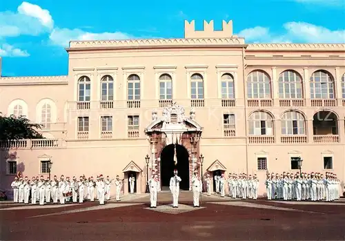 AK / Ansichtskarte Monaco Palais Compagnie de Carabiniers de S.A.S. le Prince de Monaco Tenue d ete Monaco