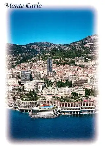 AK / Ansichtskarte Monte Carlo Vue aerienne Monte Carlo