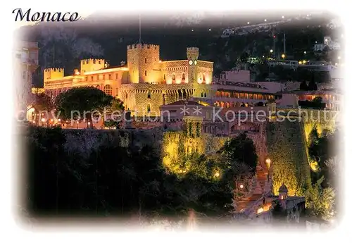 AK / Ansichtskarte Monaco Le Palais de nuit Monaco