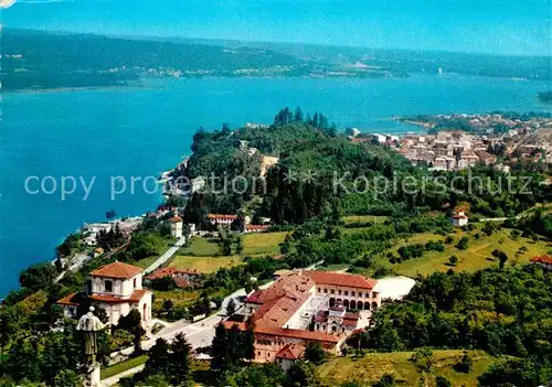 AK / Ansichtskarte Arona_Lago_Maggiore San Carlo veduta aerea Arona_Lago_Maggiore