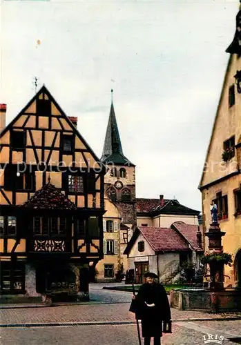 AK / Ansichtskarte Turckheim_Haut_Rhin Le veilieur de nuit conservant la tradition du Moyen Age Turckheim_Haut_Rhin