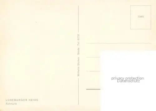 AK / Ansichtskarte Lueneburger_Heide Fellmarkt Lueneburger Heide