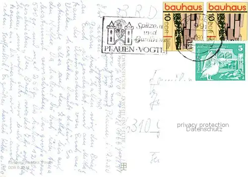 AK / Ansichtskarte Plauen_Vogtland Oberer Bahnhof Hochhaeuser Plauen_Vogtland