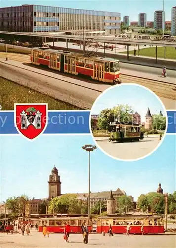 AK / Ansichtskarte Plauen_Vogtland Oberer Bahnhof Strassenbahn Plauen_Vogtland