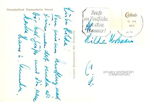 AK / Ansichtskarte Timmendorfer_Strand Ostseeheilbad Strand Timmendorfer_Strand