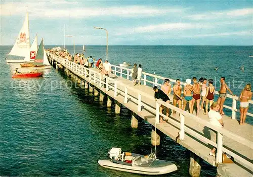 AK / Ansichtskarte Timmendorfer_Strand Seebruecke Ostseeheilbad Timmendorfer_Strand