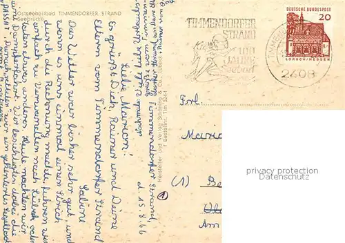 AK / Ansichtskarte Timmendorfer_Strand Seebruecke Ostseeheilbad Timmendorfer_Strand