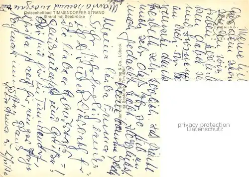 AK / Ansichtskarte Timmendorfer_Strand Strand Seebruecke Ostseeheilbad Fliegeraufnahme Timmendorfer_Strand
