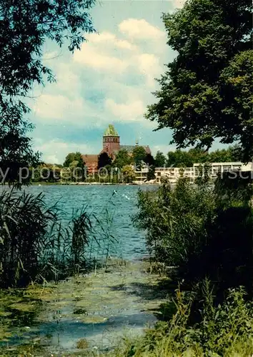 AK / Ansichtskarte Ratzeburg Inselstadt Seeufer Naturpark Lauenburgische Seen Ratzeburg