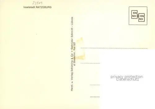 AK / Ansichtskarte Ratzeburg Inselstadt Seeufer Naturpark Lauenburgische Seen Ratzeburg