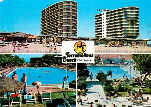 AK / Ansichtskarte Torremolinos Beach Club Hotel Swimming Pool Torremolinos
