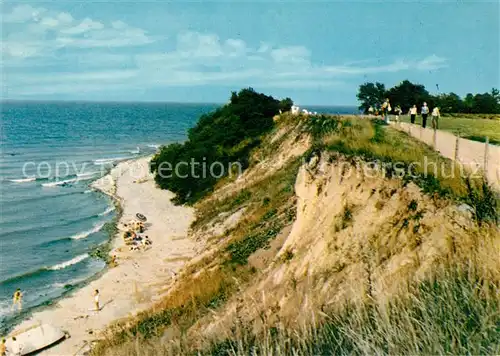 AK / Ansichtskarte Niendorf_Ostseebad Steilufer Niendorf_Ostseebad