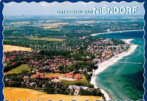AK / Ansichtskarte Niendorf_Ostseebad Fliegeraufnahme Niendorf_Ostseebad