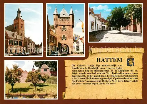 AK / Ansichtskarte Hattem_Zwolle Bakkerijmuseum Streckmuseum Pieckmuseum Hattem_Zwolle