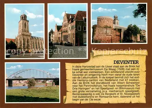 AK / Ansichtskarte Deventer Teilansichten Deventer