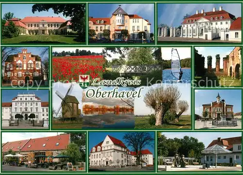 AK / Ansichtskarte Hoppenrade_Guestrow Schlosser Hoppenrade und Meseburg Kloster Himmelfort Liebenwalde Hohenneuendorf Zehdenick Kremmen Oranienburg Henningsdorf Hoppenrade_Guestrow